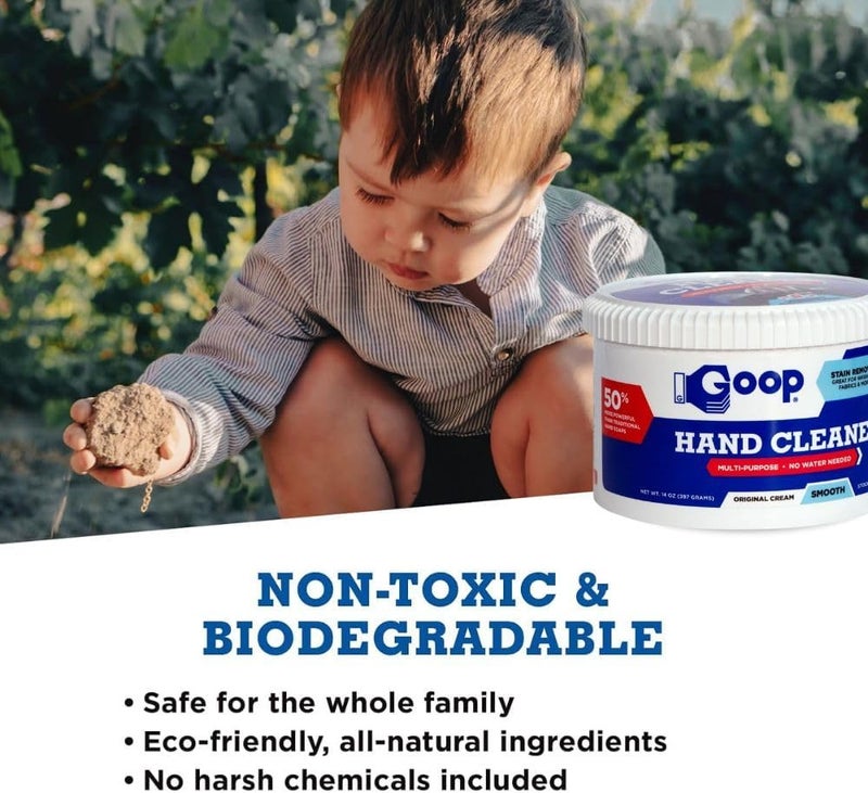 Goop Multi-Purpose Hand Cleaner - 14 oz Original Cream for Stain Removal - Image 5